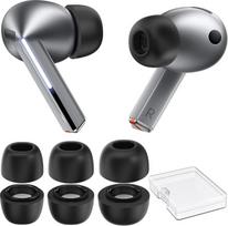 "AhaStyle" atminties putų ausų kištukai "Samsung Galaxy Buds3 Pro" (2024), tinka įkrovimo dėklui, 3 poros S/M/L triukšmą slopinančių atminties putų ausų antgalių, skirtų "Samsung Galaxy Buds Pro 3