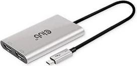"Club 3D CSV-1586 "Thunderbolt™ 3" ir "DisplayPort™" dviejų monitorių 4K60Hz