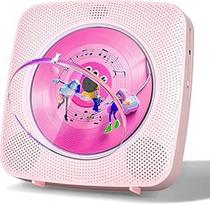 "Gueray" nešiojamasis CD grotuvas: Daiktai: Radijo kompaktinių diskų grotuvai Vaikų CD grotuvas Discman su 1800 mAh akumuliatoriumi Garsiakalbis Nuimamas dulkių dangtelis Nuotolinio valdymo pultas FM radijas USB AUX funkcija Rausva