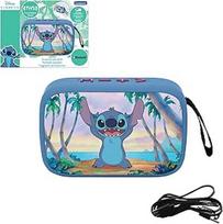 "Lexibook", "Disney Stitch" BT018D Nešiojamasis "Bluetooth" garsiakalbis Belaidis USB C SD/TF kortelės įkraunama baterija Mėlyna