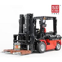 Moule Roi 13106 Technic APP RC Model The Forklift 1719 PCS Building Blocks Bricks for Children raudona