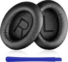 "TesRank" ausų pagalvėlės "Bose QuietComfort 35 ii" ir "QuietComfort 35" Pakaitinės profesionalios ausų pagalvėlės "Bose QC35 ii" QC35 QC35 QC25 QC15 QC2 AE2 AE2i AE2w "SoundTrue" ir "SoundLink" ausinėms - juodos spalvos