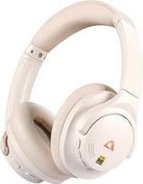 1Mii AI Y8+ belaidės "Bluetooth 6.0" ausinės, hibridinės aktyvaus triukšmo slopinimo, LDAC Hi-Res Audio, 100 val. atkūrimo trukmė, patogios ausinės, AI vertimo balso pokalbiai, individualus ekvalaizeris per programėlę, smėlio spalvos