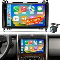 4+128GB "Android" automobilinis radijas, skirtas "Mercedes Benz" A/B/V klasei ir "Sprinter Vito Viano", belaidis "CarPlay" "Android" automobilis, "WiFi" GPS navigacija "Bluetooth" USB jutiklinis radijas + atbulinės eigos kamera