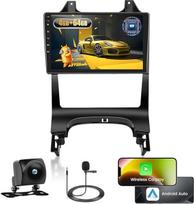 4+64G Android automobilinis radijas Peugeot 3008 2009 2010 2011 2011 2012 2013 2014 2015 su belaidžiu automobiliniu ir Android automobiliu, 9 colių IPS jutiklinio ekrano radijas su Bluetooth 5.0/GPS/ galinio vaizdo kamera/FM/WiFi
