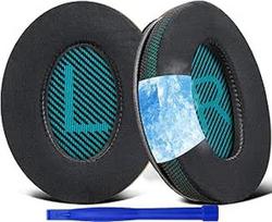 SoloWIT® aušinamojo gelio pakaitiniai ausinių pagalvėlės "Bose" ausinėms, pakaitinės pagalvėlės "QuietComfort 15 QC15 QC15 QC25 QC2 QC35/Ae2 Ae2i Ae2w/SoundTrue" ir "SoundLink Around-Ear" ausinėms