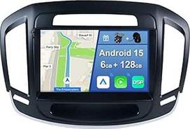 [6GB + 128GB] Android 14 automobilinis radijas Opel Insignia 2013-2016 [Integruotas CarPlay/Android Car/DSP/GPS]-9 colių IPS ekranas DAB/Mirror Link/Bluetooth 5.0/360 kamera