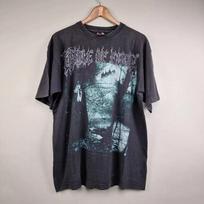 Vintažiniai y2k ankstyvieji 00-ieji Cradle Of Filth 1996 Dusk Unisex Marškinėliai M gray