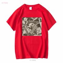 M C Escher Reliatyvumo Laiptų Piešinio Spaudinys Meno Kūrinys Menininko Marškinėliai MC12BK vintage Išplauti Šiek tiek vyriški streetwear Kvėpuojantis S