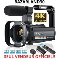 Skaitmeninis vaizdo kamera - 4K - IR naktinis matymas - 3,0  jutiklinis ekranas - 16X priartinimas juoda