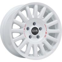 Ratlankis OZ RACING Rally Raid R18x8.5 5x130 ET 48 CB 71.6 (Race White Red Lettering) (950 kg)