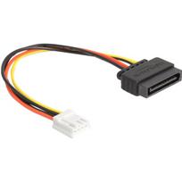 Delock 66608 - Power SATA 15 Pin St.> 1x Floppy 4 Bu. 15 cm - Digital/Daten - 0,15 m (66608)