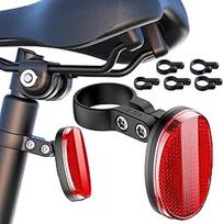 "DDJ 2025 Upgraded for Apple AirTag & Moto Tag Bicycle Mount", paslėpti dviračio atšvaitai, "Air Tag" laikiklis, vandeniui atsparus GPS sekimo įrenginio dėklas su varžtais ir įrankiais, skirtas kalnų dviračiams