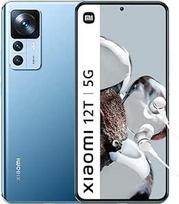 "Xiaomi 12T 5G" išmanusis telefonas 8+128GB, 16,9 cm 120Hz CrystalRes AMOLED ekranas, "MediaTek Dimensity 8100-Ultra", 108MP "Pro-Grade" fotoaparatas, išmanusis 120W greitasis įkrovimas, 5000 mAh, skaidriai mėlynas