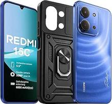 "XIAOMI Redmi 15C" išmanusis telefonas - 4GB / 128GB, 6,9 colių ekranas, 120 Hz, 50 MP dviguba kamera, 6000 mAh mėlyna, be įkrovimo adapterio (su mobiliojo telefono dėklu)