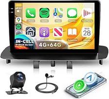 4G + 64G Rimoody Android automobilinis radijas Renault Megane 3 Export 2009-2014 9 colių belaidis Carplay automobilinis radijas su Android automobiline navigacija GPS Mirror Link Bluetooth FM/RDS/EQ WiFi WiFi vairo valdymas