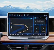 9H ekrano apsauga VW Tiguan III 2024-2026 12.9 colių navigacijai Apsauginė plėvelė Universali VW Ti-guan MK 3 12.9 colių ekrano apsauga su grūdintu stiklu nuo įbrėžimų Priedai