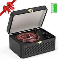 CD grotuvas Nešiojamasis "Bluetooth": Kegaudio radijo imtuvas su CD grotuvu Nešiojamasis su garsiakalbiu Nuotolinio valdymo pultas Palaiko USB/AUX atkūrimą Ausinių lizdas Juodas