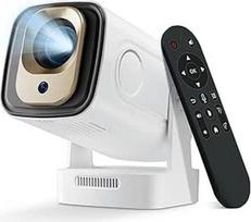 Išmanusis mini projektorius Mini nešiojamasis projektorius 1080P su "WiFi" ir "Bluetooth", mini projektorius 4K su 180° pasukimo kampu nešiojamasis projektorius, vaizdo projektorius, palaikantis nešiojamąjį kompiuterį/HDMI/USB