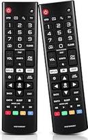 Universalus nuotolinio valdymo pultas LG Smart TV OLED NanoCell QNED UHD LED 3D, originalus LG nuotolinio valdymo pulto pakaitalas, suderinamas su visais LG televizorių modeliais ir serijomis (2 vnt.)