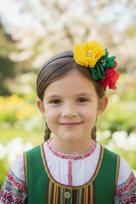 Lankelis su Lietuviškos trispalvės gėlėmis