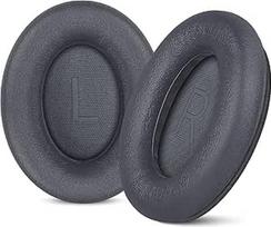"Aurivor" pakaitinės ausų pagalvėlės ausinėms "Bose QuietComfort 45 35 ii" (QC45 QC35), skirtos QC SE SC ir naujoms "Quiet Comfort" (Deep Bass) ausinėms su minkštomis atminties putomis ir proteino oda (Eclipse Grey)