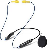 "Bluetooth" ausinės, kaklo juosta, "Bluetooth" ausinės belaidės, 28 dB triukšmo mažinimo ausinės, izoliuojančios ausinės su mikrofonu, IPX5 atsparios vandeniui, 16 val.
