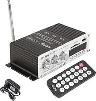 "DollaTek Lepy LP-A7 USB 2x35W skaitmeninis galios stiprintuvas su nuotolinio valdymo pultu, suderinamas su USB/MP3/MP4/SD/FM