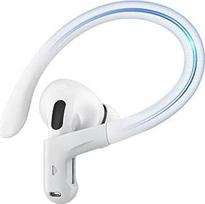 "Gcioii" atminties titano lydinio ausų kabliukai "AirPods Pro 2", "AirPods Pro", "AirPods 3" [su apsaugine juosta nuo praradimo], neslystantys sporto reikmenys, ausų kabliukai, patogūs (balti)