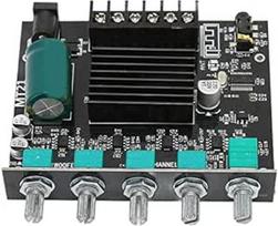 "Goshyda" skaitmeninio stereofoninio stiprintuvo plokštė, ZK-MT21 "Bluetooth" 2.1 kanalo DC 12-24V HiFi DIY garso stiprintuvo modulis 15-100W 4-8Ω garsiakalbiui