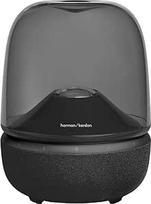 "Harman Kardon Aura Studio 5" "Bluetooth" namų garsiakalbis, pastovaus garso lauko technologija su 3 garsiakalbių konstrukcija, "Auracast" kelių garsiakalbių jungtis, spalvingi šviesų šou, 360° aplinkos švytėjimas