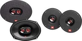 "JBL Club 9632" 3 krypčių automobilinių garsiakalbių rinkinys 255 W, automobilinė garso sistema 152 x 230 mm | 6 x 9 coliai, juoda & "Club 622" 2 krypčių automobilinių garsiakalbių rinkinys 180 W, profesionalūs automobiliniai garsiakalbiai 16-17 cm, juoda