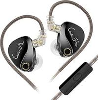 "KZ Castor Pro" 5 tonų reguliuojamos "HiFi In-Ear" ausinės Sustiprintas bosas ausinėse Dvigubas dinaminis vairuotojas Žaidimų ausinės su nuimamu 2PIN-C kabeliu