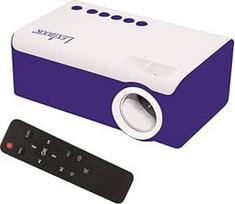 "Lexibook", PRJ150 Mini HD vaizdo projektorius, namų kino teatras, integruotas garsiakalbis + nuotolinio valdymo pultas, HDMI/USB/AV/Micro SD prievadas, mėlyna/balta