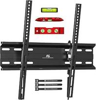"Maclean" universalus 32-70 colių OLED/QLED/LCD/LED/Plazma televizorių sieninis laikiklis - gulsčiukas ir kabelių tvirtinimo įtaisai - didžiausia apkrova 45 kg - VESA nuo 100 x 100 iki 400 x 400 mm - pakreipiamas ir tvirtas | MC-748A