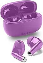 "Music Sound Drift" "Bluetooth" ausinės į ausis, belaidės, su kompaktišku spalvingu dėklu, automatinis susiejimas, jutiklinis valdymas, iki 22 valandų atkūrimo laikas, violetinės spalvos