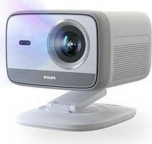 "Philips Neopix 444" projektorius 4K gimtoji skiriamoji geba 1080p 500 liumenų ANSI Stereofoninis garsas 10 W Automatinis fokusavimas Automatinis paklaida HDMI kabelis su USB-C Pridedamas baltas