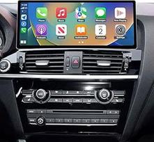 "Road Top CarPlay" ekranas, 12,3 colių itin plonas automobilinis radijo stotelės stereofoninis imtuvas BMW X3 X4 serijos F25 F26 2016-2017 m. su EVO sistema, palaiko belaidę "CarPlay"/"Android Car"/"MirrorLink" funkciją