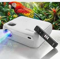 "Technaxx" projektorius TX-332 - 1080P Full HD projektorius su oficialia "Netflix" licencija - 120 colių vaizdas - 200 ANSI liumenų - "WiFi" ir "Bluetooth" - HDMI USB - garsiakalbis - LED 30 000 valandų - mini išmanusis projektorius