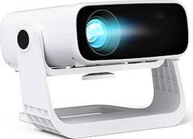 2025 Naujas atnaujintas Full HD 1080P projektorius, 20000 liumenų, 4K palaikymas, "Android 11", "WiFi 6" ir "Bluetooth 5.2", automatinis lizdinės plokštumos koregavimas, 120° pasukamas namų kino projektorius