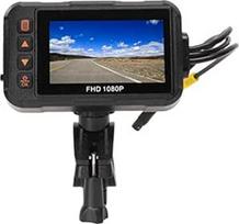 3 colių motociklo Dash Cam 1080P priekinis ir galinis vaizdo įrašymo įrenginys Vairavimo įrašymo kilpa G jutiklis Stovėjimo stebėjimas Vandeniui atspari veiksmų kamera Priekinė ir galinė kamera