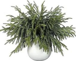 45 cm dirbtinės eglės šakos, 16 vnt., kalėdinės, visžalių eglių šakos, skirtos advento vainikui, Kalėdoms, "pasidaryk pats", girliandai, vainikui (16 vnt.)