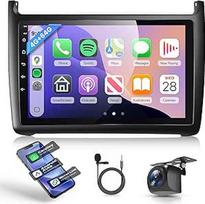 4G + 64G automobilinis radijas "Android" VW Polo 6R 6C 9N 2008-2016 9 colių HD belaidis "Carplay" automobilinis radijas su "Android" automobiline navigacija GPS Mirror Link Bluetooth FM/RDS/DAB/DVR/EQ/USB/WiFi vairo valdymas