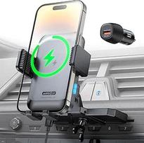 APPS2Car Belaidžio automobilinio įkroviklio laikiklis CD lizdas Automatinis spaustukas 15W greito įkrovimo CD telefono laikiklis automobiliniam belaidžiam įkrovikliui tinka "iPhone 15 14 13 12 Pro Max" "Samsung