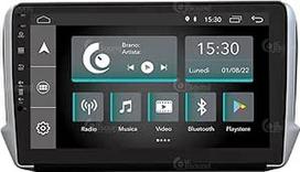Automobilinis radijas Peugeot 208/2008 (2014-2018) Android GPS Bluetooth WiFi USB DAB+ jutiklinis ekranas 10 colių 8Core Carplay Android Car