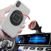 Automobilinis telefono laikiklis be magneto, klijuojamas ant prietaisų skydelio, 360° kampu pasukamas universalus telefono laikiklis su ultra fiksatoriumi ir stipriais VHB klijais, suderinamas su iPhone/Google【Series C - 1st Gen】