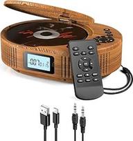 CD grotuvas Nešiojamasis vaikų mažasis su "Bluetooth" Discman Vaikų garsiakalbis radijo imtuvas Boombox CD grotuvas automobiliui/namams su nuotolinio valdymo pultu, FM radiju, palaiko AUX/USB