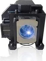 EL PLP57 projektoriaus pakaitinė lempa, suderinama su Epson eb-440w eb-450w eb-450we eb-450wi eb-455w eb-455wi eb-460 eb-460e eb-460i eb-465i h318a h343a pakaitine lempa su korpusu