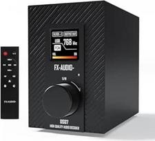 FX-AUDIO- DS07 DAC - ES9068AS XU216 "Bluetooth" 5.1 "HiFi" visiškai subalansuotas dekoderis 32Bit/768kHz DSD512 Native MQA, su nuotolinio valdymo pultu