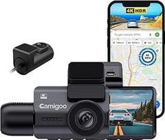 M800 Pro Dreifach-Dashcam - Automobilinė vaizdo kamera - Ultra 4K, 2K ir Full HD - Priekinė, galinė ir vidinė kamera - WLAN ir GPS - 64GB SD kortelė - Loop-Aufnahme - G jutiklis - Parko monitorius - Zeitraffer